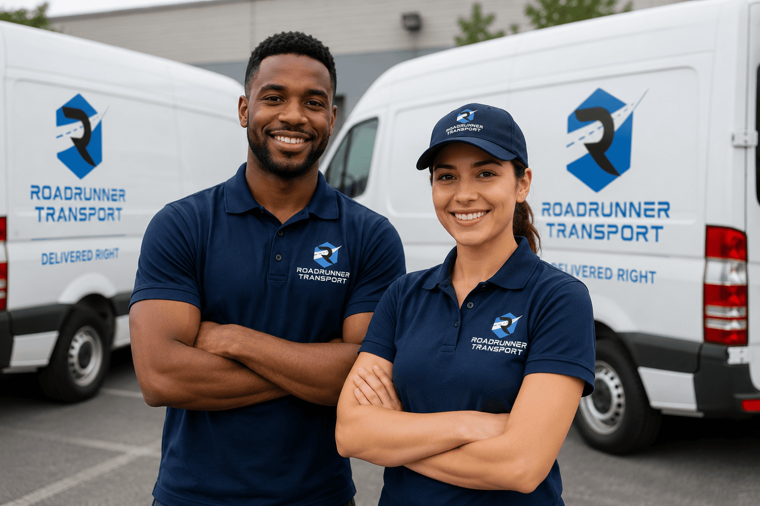 Road Runner Transport delivery driver on a local route